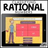 Classifying Rational Numbers | Boom Cards | Distance Learning