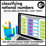 Classifying Rational Numbers Digital Math Activity | Googl