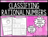 Classifying Rational Numbers Notes and Classwork/Homework (6.2A)