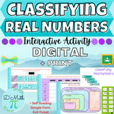 Classifying Real Numbers Interactive Activities | In-perso