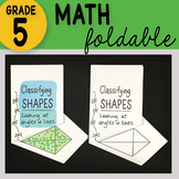 Classifying Shapes Math Interactive Notebook Foldable