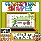 St. Patrick's Day Classifying Shapes by their Attributes  
