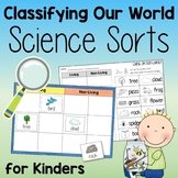 Classifying & Sorting Activities SCIENCE Worksheets Kindergarten