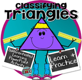 Distance Learning Classifying Triangles by angles and side