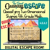 Classifying Triangles & 2d shapes 4th Grade Geometry Digit