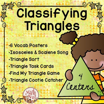 Preview of Classifying Triangles Activities | Isosceles and Scalene Triangles