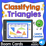 Classifying Triangles Boom Cards (Self-Grading with Audio 