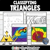 Classifying Triangles - Color by Number