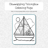 Classifying Triangles Coloring Page
