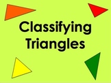 Classifying Triangles - Length of Sides PowerPoint by Kelly Katz