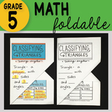 Classifying Triangles Math Interactive Notebook Foldable