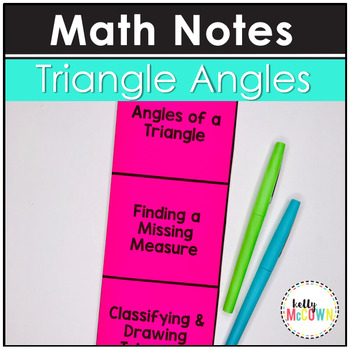 Preview of Classifying Triangles Notes | Types of Triangles