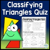 Classifying Triangles Quiz: Identifying Types of Triangles