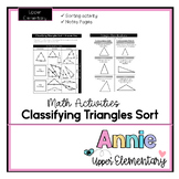 Classifying Triangles Sort Activity