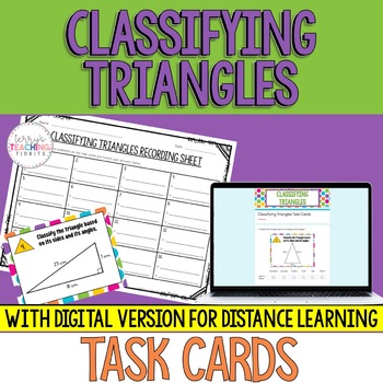 Preview of Classify Triangles Task Cards