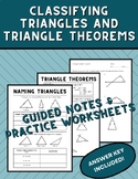 Classifying Triangles & Triangle Theorems | Notes and Worksheets