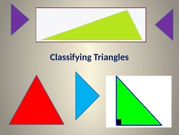 Classifying Triangles as Acute, Obtuse or Right by All Star Teacher