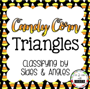 Preview of Classifying Triangles (by Sides & Angles) Halloween