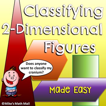 Preview of Classify Two-Dimensional Figures (Mini Bundle)