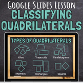 Classifying Types of Quadrilaterals Google Slides Geometry