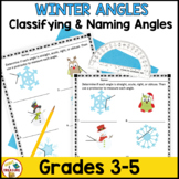 Classifying and Measuring Angles | Winter Holiday Theme