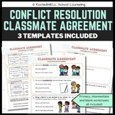 Classmate Agreement, Getting Along Activity - Bullying Pre