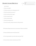 Classmate Scavenger Hunt Survey & People Bingo