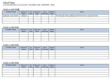 Classroom Accommodations At-a-Glance Form