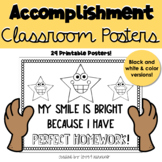 Classroom Accomplishment Student Posters