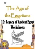 The Legacy of Ancient Egypt | Worksheets & Answer Sheet