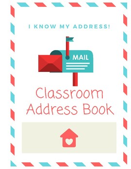 Preview of Classroom Address Book FREE Resource