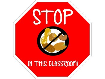 Preview of Classroom Allergy Posters