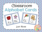 Alphabet Cards {for the Classroom}