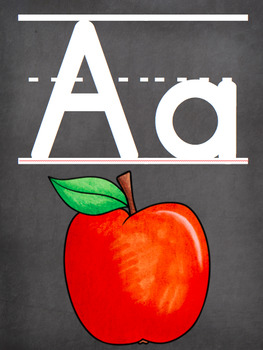 Preview of Classroom Alphabet {Chalkboard Pattern}-EDITABLE