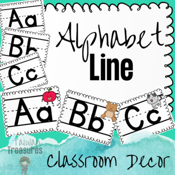 Classroom Alphabet Line - Cloud Style by Taiwan Treasures | TPT
