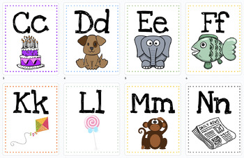 Preview of Classroom Alphabet Posters