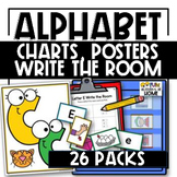 Classroom Alphabet Posters Alphabet Flash Cards Alphabet W