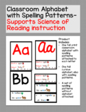 Classroom Alphabet with Spelling Patterns *Supports Scienc