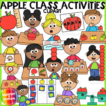 Preview of Classroom Apple Activities Clipart
