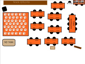 Preview of Classroom Arrangement and Seating Chart