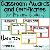 EDITABLE Awards and Certificates | Classroom Awards - Chevron
