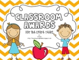 Classroom Awards {for the Entire Year!}