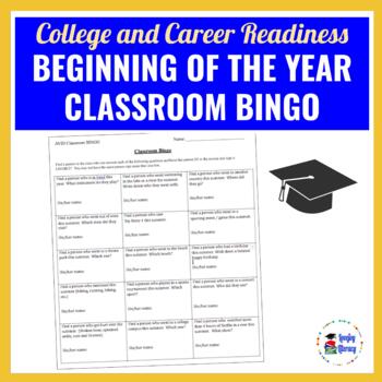 Preview of Classroom BINGO for the avid learner l Beginning of the Year l Get to Know You