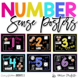 Classroom BRIGHTS 2 Number Sense Posters | Classroom Decor