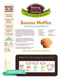 Classroom Baking: Individual Portions for Banana Muffins