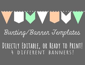 Classroom Banners/Bunting by Hey Teacher Shoppe | TpT