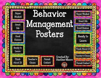 Classroom Behavior Charts For Teachers