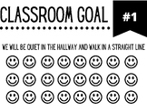 Classroom Behavior Goal Tracking