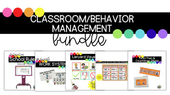 Preview of Classroom/Behavior Management BUNDLE | ASD | VISUAL | SPED