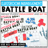 Classroom Management Game - Battle Boat - Behavior Managem